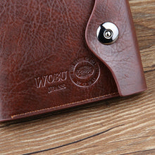 and exquisite Mens Leather Bifold ID Cards Holder Coin Pocket Bag Slim Purse CF