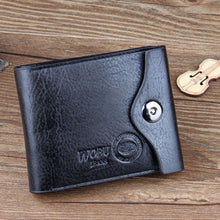 and exquisite Mens Leather Bifold ID Cards Holder Coin Pocket Bag Slim Purse CF