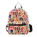 19 Colors Backpack Women Korean style Canvas Schoolbag Printing Shoulder Bag School Backpacks Rucksack bolsa feminina CF