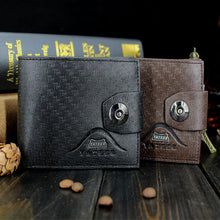 Business Style Leather Wallets Men Luxury Purses Men Card Holder CF