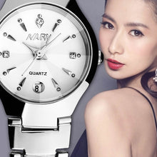 Luxury Women Single Watch Top Calendar Quartz Stainless Steel Date Wrist Watches Montre Reloj CF