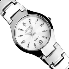 Luxury Women Single Watch Top Calendar Quartz Stainless Steel Date Wrist Watches Montre Reloj CF