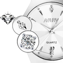 Luxury Women Single Watch Top Calendar Quartz Stainless Steel Date Wrist Watches Montre Reloj CF