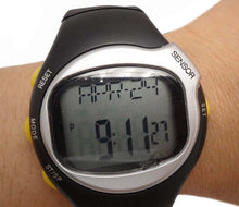 LED Pulse Heart Rate Monitor Calories Counter Fitness Watch men boy Teast CF