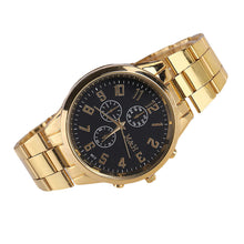 Best Deal Men's Watch Military Luxury Watches Montre Stainless Steel Sport Quartz Wrist Watch Gold CF
