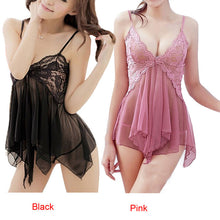 European Style Sexy Women Lingerie Babydoll Transparent Sleepwear Lace Temptation Sexy Lingerie Best Selling CF