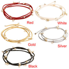 Leather Belt Pearl Decoration Thin Women Strap Korean Belts Dress Match Belt for your Dress CF