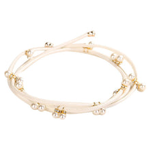 Leather Belt Pearl Decoration Thin Women Strap Korean Belts Dress Match Belt for your Dress CF