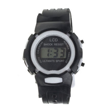 Kids Student Time Clock Electronic Digital Watch LCD Display Teenager Wristwatch Gifts for Your Girls Boys CF