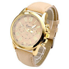 Geneva Watch women Watches Leather Band Young Sport Women Casual Dress Wristwatches GENEVA relogios feminino CF