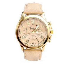 Geneva Watch women Watches Leather Band Young Sport Women Casual Dress Wristwatches GENEVA relogios feminino CF