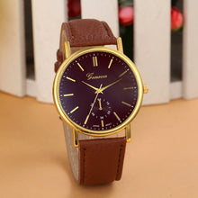 Clocks Geneva Roman Numerals Leather Analog Quartz Watch Women Watches woman geneve watch Gifts CF