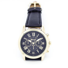 Clocks Geneva Roman Numerals Leather Analog Quartz Watch Women Watches woman geneve watch Gifts CF