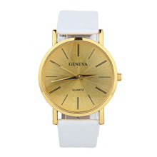 Geneva Watch Gold Watches Women Men Dress Watch Casual Simple Table Quartz Wrist Watch #H802 CF