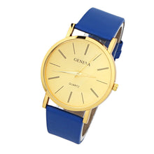 Geneva Watch Gold Watches Women Men Dress Watch Casual Simple Table Quartz Wrist Watch #H802 CF