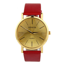 Geneva Watch Gold Watches Women Men Dress Watch Casual Simple Table Quartz Wrist Watch #H802 CF