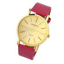 Geneva Watch Gold Watches Women Men Dress Watch Casual Simple Table Quartz Wrist Watch #H802 CF