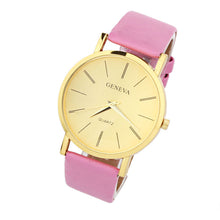 Geneva Watch Gold Watches Women Men Dress Watch Casual Simple Table Quartz Wrist Watch #H802 CF