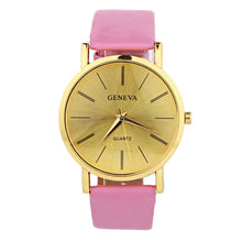 Geneva Watch Gold Watches Women Men Dress Watch Casual Simple Table Quartz Wrist Watch #H802 CF