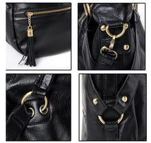 Luxury Lady Bag Casual Street Women Bags Tassel Decors Leather Women Messenger Handbag CF