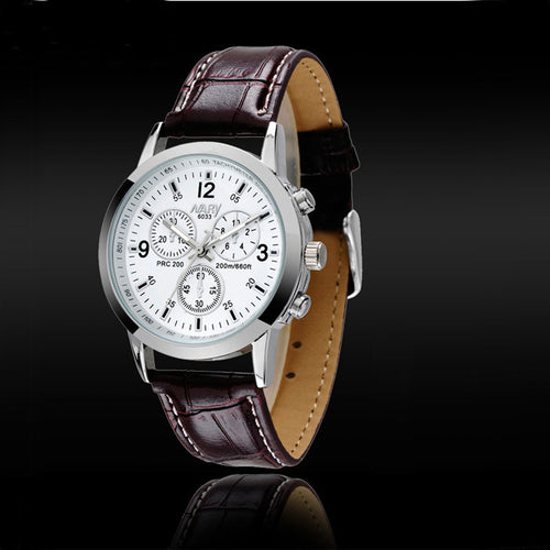 Men Watches Top Luxury Leather Strap Watches Business Casual Men Quartz Watch Full Steel Wristwatches Relogio CF