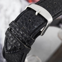 Dual Time Display Watch Leather Quartz Men Watches Military Army Sport Wrist Watch CF