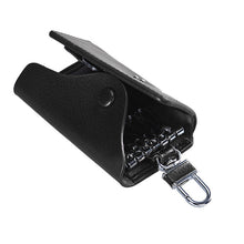 Men Leather Wallet Car Key Chain Holder 6 Ring Pouch Case Luxury Key Wallets Gifts CF