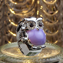 Creative Women Watch Lady Girl Steel Quartz Finger Ring withwatch Retro Owl Finger Watch CF