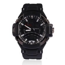 Men's Military watch Dual Time led Digital analog quartz wrist Sports watch Chronograph CF