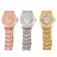 Men Watches Top Luxury Watch Stainless Steel Band Sport Quartz Wristwatch relogios masculinos reloj Hombre Gold CF