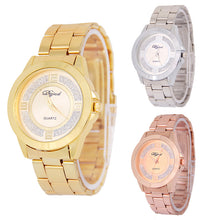 Men Watches Top Luxury Watch Stainless Steel Band Sport Quartz Wristwatch relogios masculinos reloj Hombre Gold CF