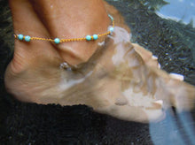 Girls Women Anklets Handmade Bead Chain Anklet Foot Leg Chain Bracelet Jewelry Gold Silver CF