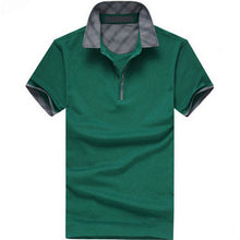New Fashion Polo Shirts Men Summer Printed Short Sleeve Shirts Plus Size Lapel Business Shirt Tops High Quality 31165 SM6