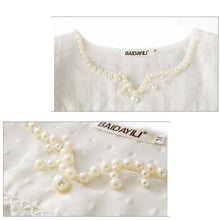 & Lady Women Blouses Lace Short Sleeve Shirt Doll Sexy Chiffon Blouse Tops Mujer Plus Blusa CF