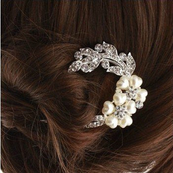 Lovely Vintage Women Headwear Jewelry Crystal Hair Clips Hairpins For Hair Clip Beauty Tools CF