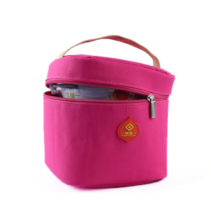 Lunch Bag & Waterproof Portable Picnic Insulated Zipper Storage Box Tote Lunch Bag bolsa termica Smile CF
