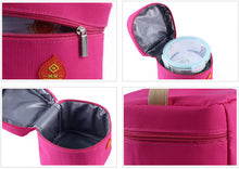 Lunch Bag & Waterproof Portable Picnic Insulated Zipper Storage Box Tote Lunch Bag bolsa termica Smile CF