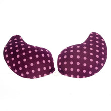 Women Push Up Silicone Selfadhesive Bras Backless Polka Dot Invisible Strapless Bra for Formal Dress CF