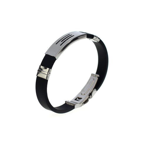Bracelet Stainless Steel Bangle Trendy Casual Sport Hand Chain Men's Charm Bracelets Jewelry Gift CF