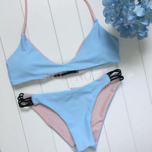Beach Push up bikini women Bling swimsuit sexy Leopard bathing suit swimwear Deep V-shaped Bandeau bikini set B13 CF