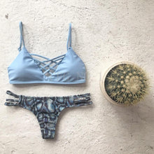 Beach Push up bikini women Bling swimsuit sexy Leopard bathing suit swimwear Deep V-shaped Bandeau bikini set B13 CF