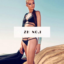 Beach Riot Sexy Blue bikini Print Women Bra Crop Top Brazilian Swimwear Retro Racerback Caged Swimsuit C153 CF