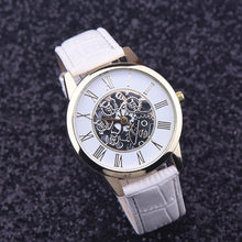 Best Deal Golden hollow watch Luxury Casual steel Men's Watch Business Imitate Mechanical Watch clock relogio CF