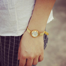 Best Deal Luxury Elegant Women Watches Imitate Diamond Dress Watch Lady's Rhinestone Gold Relogio Mesh Thin Montre CF