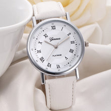 Best Deal Top Geneva Watch Women Men Leisure Dial Leather Clock Analog Quartz Wrist Watch Reloj Montre CF