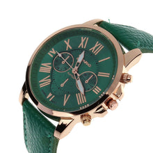 Best Relogio Super Geneva Watch Roman Numerals Leather Clocks Women Montre 10 Candy Colors Re Hour CF