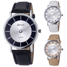 Best Selling Women Men Watch Retro Leather Quartz Wrist Watch Business Simple Style Top Montre CF