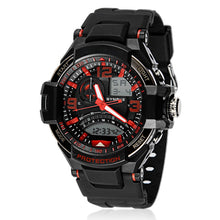 Best Selling Men's Watch Luxury Man Boy Multi Function Military Digital Clock LED Sport Dual Movement Wrist Watch CF