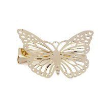 Best Selling Women Golden Butterfly Hair Clip Headband Gold Girl Headwear Hair Accessories Headpiece CF