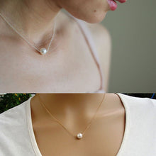 Best Selling Gold Necklace Women Simple Imitate Pearl Bib Choker Statement Collar Necklaces Collier CF